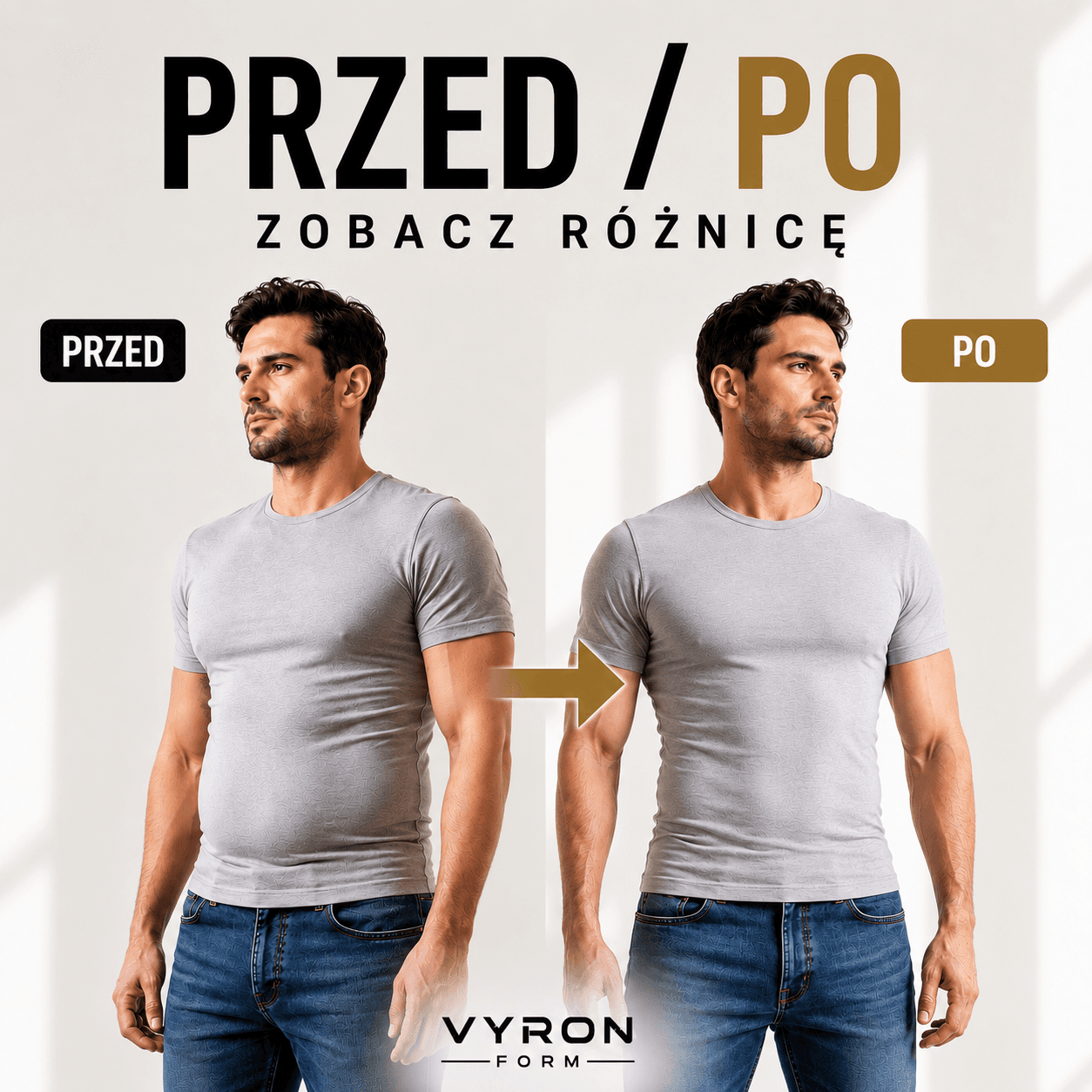 Vyron Form - Kompresyjny Podkoszulek Wyszczuplający